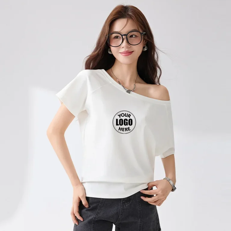 Womens-91-Cotton-9-Spandex-Solid-Color-Off-Shoulder-Short-Sleeve-T-Shirt-Loose-Fit-Oblique-Shoulder-Casual-Tshirts-1