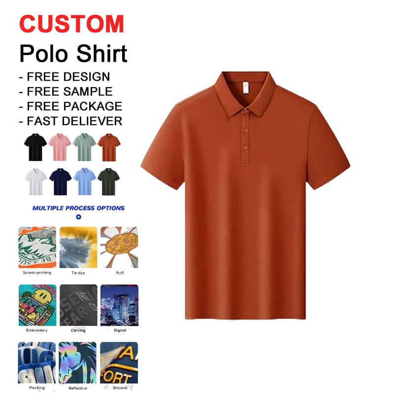 Womens-Casual-Multi-Color-Solid-Blank-T-Shirt-Short-Sleeve-for-Polo-Shirt-with-Breathable-Knitted-Weave-and-Custom-Print-1