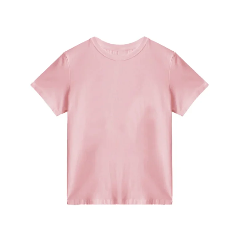 Womens-Casual-Sports-T-Shirt-Custom-Logo-Printed-100-Cotton-Breathable-Eco-Friendly-for-Summer-Solid-Pattern-Plain-Dyed