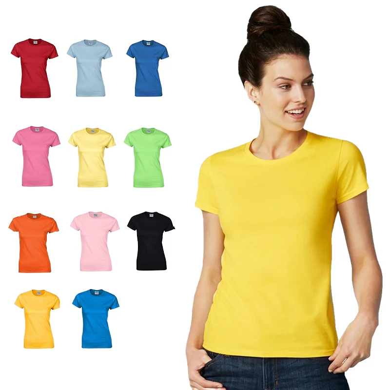 Womens-Clothes-Casual-Style-T-shirt-Custom-Cotton-Polo-Collar-Short-100-Cotton-T-shirt-Plus-Size-Ladies-Logo-Print