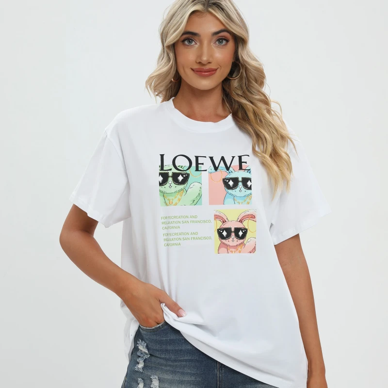 Womens-Clothes-Short-Sleeved-T-Shirts-for-Womens-Summer-New-Mid-to-Long-Size-Large-White-Top