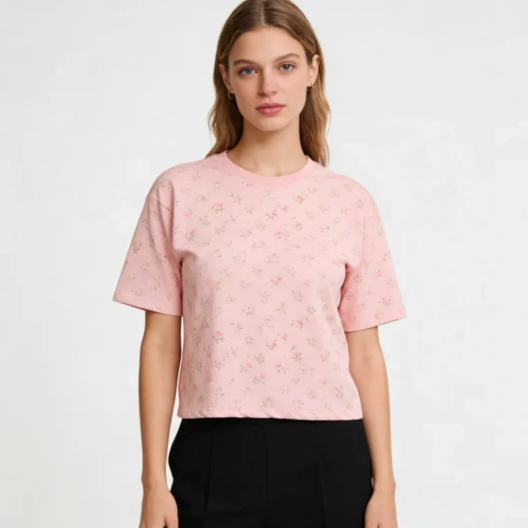 Womens-Cropped-Drop-Shoulder-Tee-Custom-Personalized-All-Over-Print-Crew-Neck-Casual-Sweet-Daily-T-Shirt