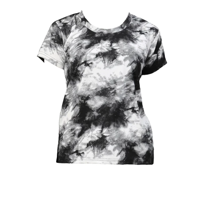 Womens-Logo-Decorated-Dry-Fit-Yoga-Top-Short-Sleeve-O-Neck-T-Shirt-Solid-Canvas-Plus-Size-1