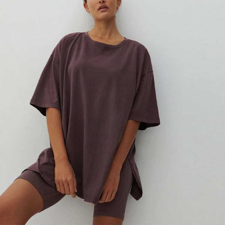 Womens-Luxury-Streetwear-Loose-Fit-Plus-Size-Printed-T-Shirts-100-Cotton