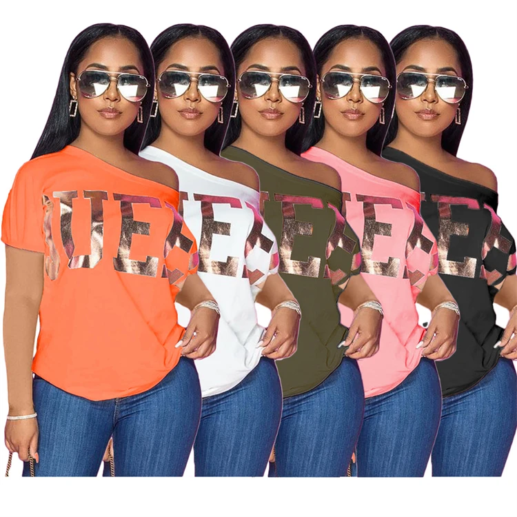 Womens-Oversized-T-Shirt-with-Round-Big-Neck-Drop-Shoulders-Letter-Print-Short-Sleeve-Plus-Size-Casual
