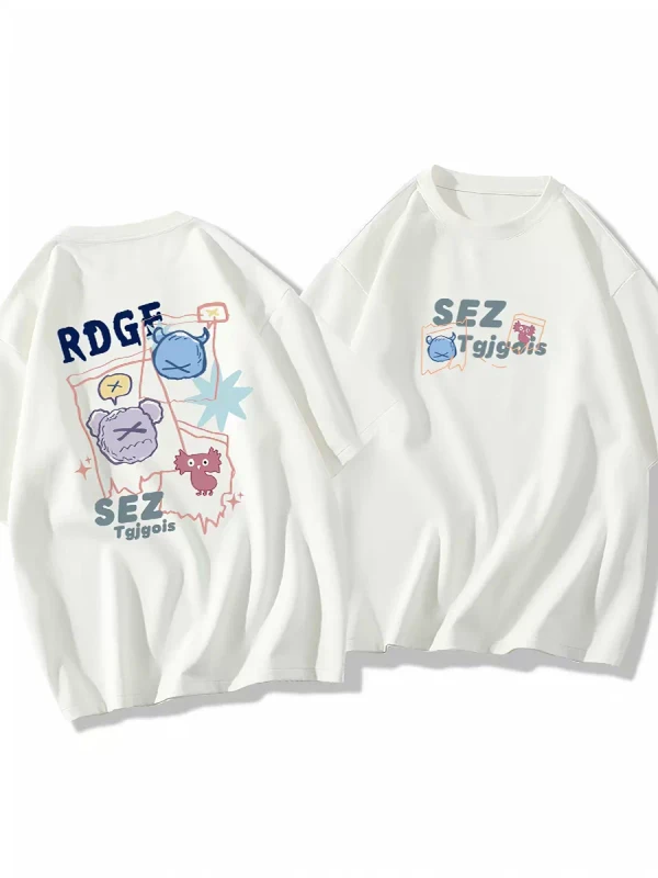 Womens-Printed-T-Shirt-Short-Sleeve-Cotton-Casual-Wear-OEM-Export-Oriented-Quality-Custom-Graphic-Design