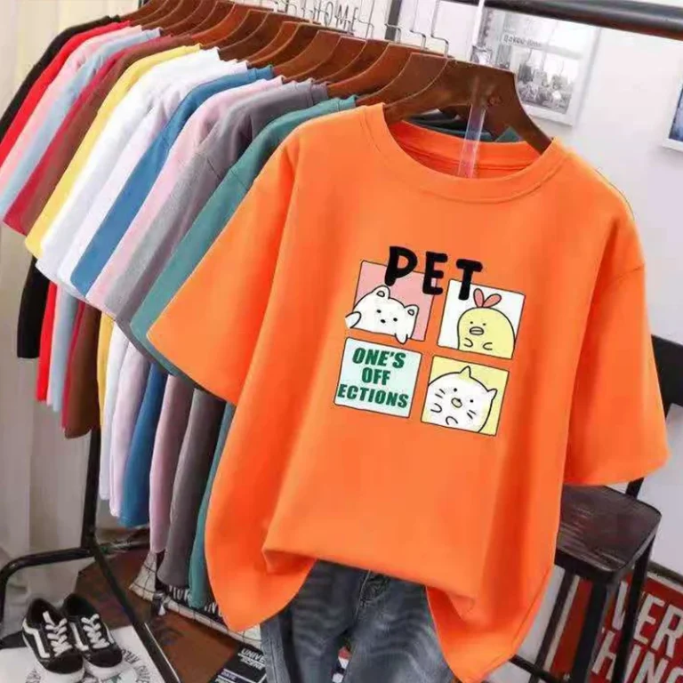 Womens-Printed-T-shirt-Hight-Quality-Short-Sleeve-Graphic-Tee-Mix-Pattern-Printing-T-shirt