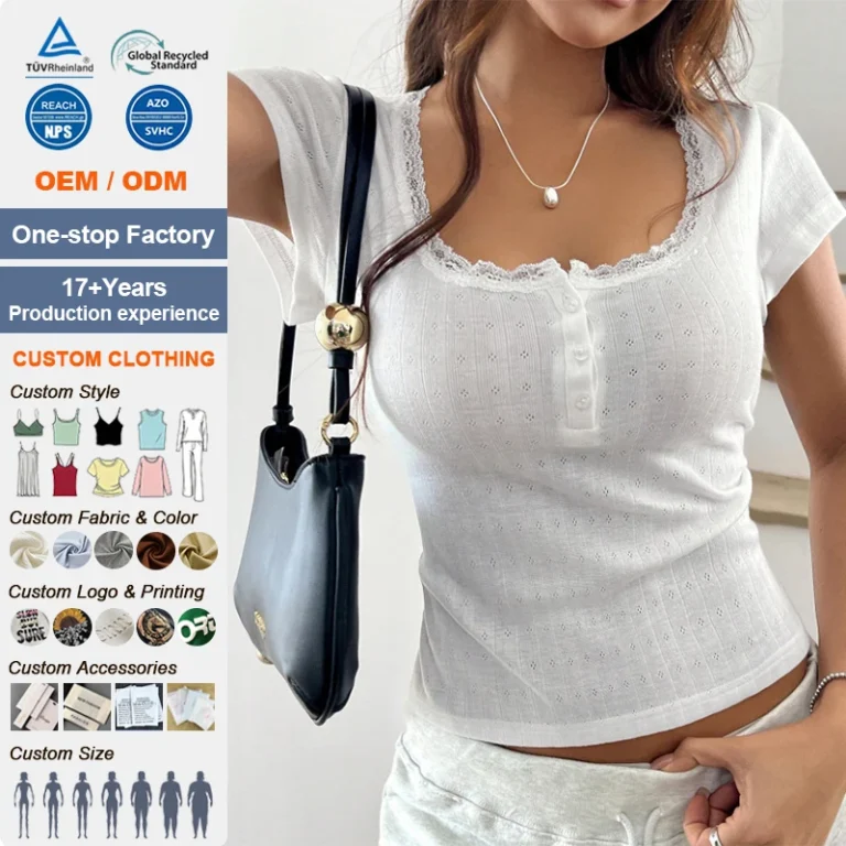 Womens-Summer-Pure-Desire-Slim-Fit-T-Shirt-Lace-Three-Button-Design-Shoulder-Slim-Short-Sleeve-Tee-Street-Beach-Crop-Top