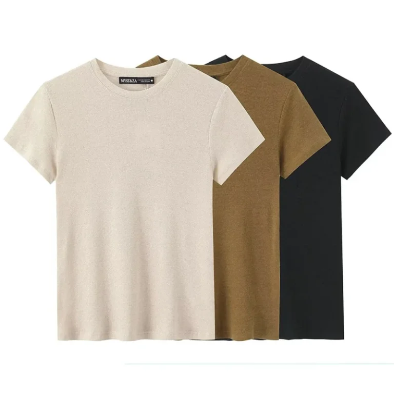 Womens-T-shirts-Fashion-O-Neck-Pullover-Short-Sleeve-T-Shirt-Women-Cotton-Tees-Summer-Causal-Solid-Ladies-Top