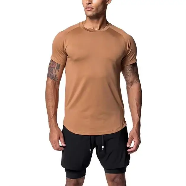 Workout-Training-Performance-Running-Activewear-Gym-Fitness-Sports-Mens-T-Shirts-1