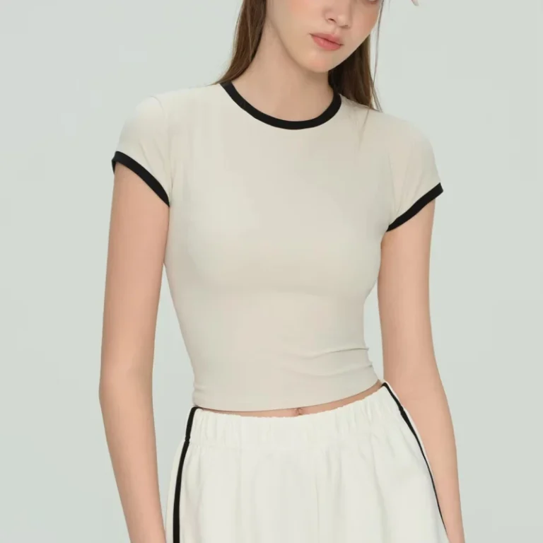 Y2K-Custom-LOGO-High-Quality-Womens-Cropped-Top-Cotton-Blank-Sexy-Girls-T-shirts-Femme