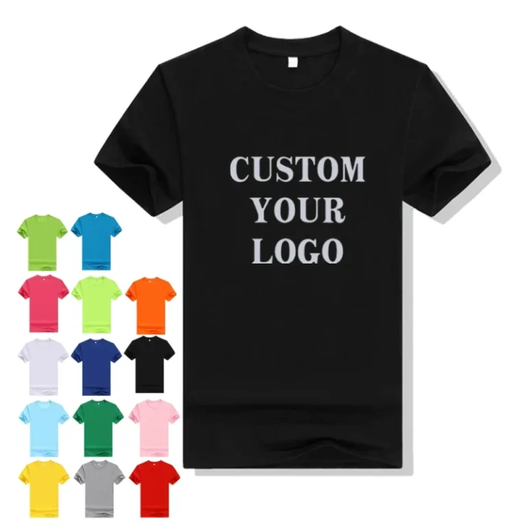 polyester-mens-and-womens-universal-T-shirt-custom-logo-mens-plain-weave-blank-T-shirt