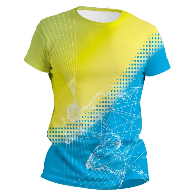 t-Shirt-Custom-Solid-Sublimation-Polyester-T-shirt
